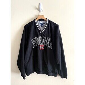 Vintage Nebraska Cornhusker Varsity‎ Style Cumberland Bay Wind Breaker XXL